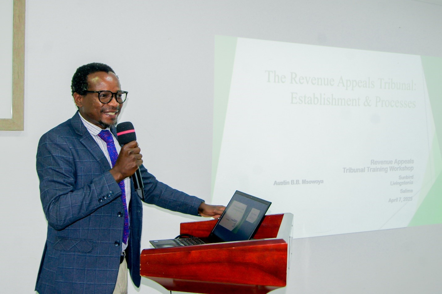 His Honour Austin Msowoya from  Malawi Judiciary